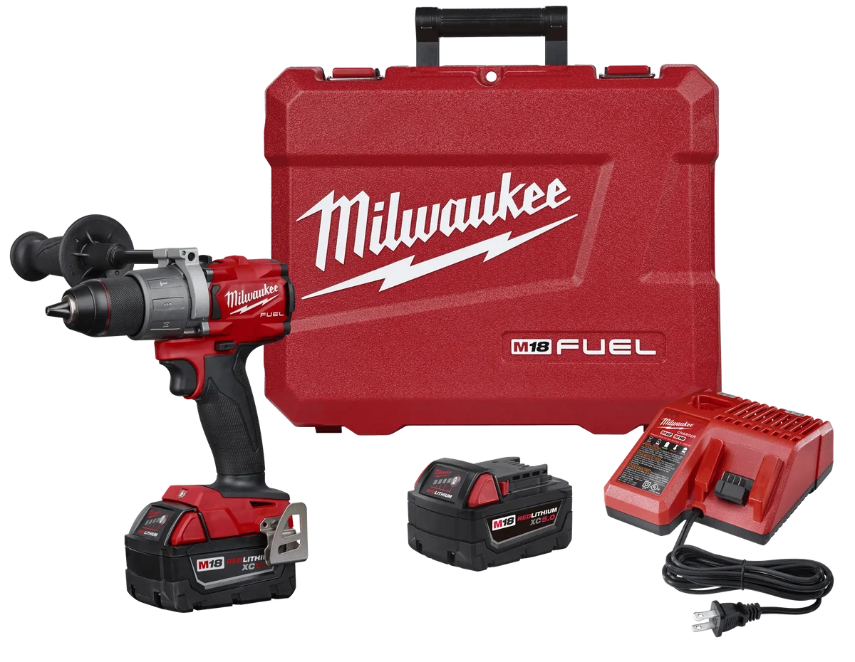 Milwaukee 2804-22 M18 FUEL 1/2" Hammer Drill Kit