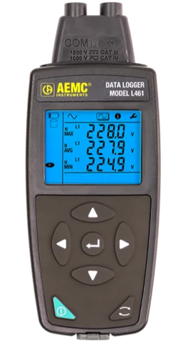 AEMC L461 Voltage Data Logger, 1200 V AC, 1700 V DC