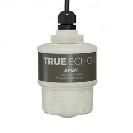 APG CR-L Series True Echo® Radar Liquid Level Sensor Transmitter, 7.87" to 49.21', PVDF body, 4 to 20 mA, 16' cable