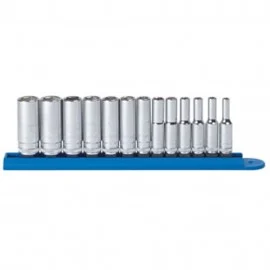 GearWrench 80304 Socket Set, ¼" Drive, 13-piece Metric Deep