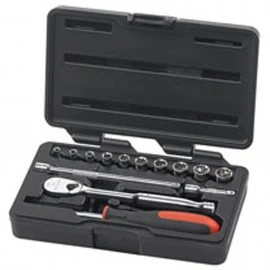 GearWrench 80326 Socket Set, ¼" drive, 14-piece metric