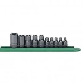 GearWrench 80582 External Torx Socket Set, ¼", 3/8", ½", 10-piece