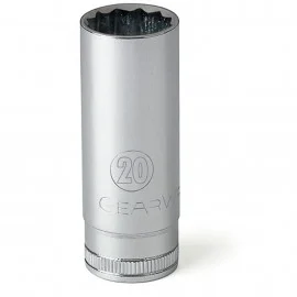 GearWrench 80795 SAE Socket, 1", ½" Drive, 12-Point Deep