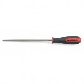 GearWrench 82823 Round Bastard File, 8", dual material handle