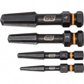 GearWrench 84787 Screw Extractor Set, 4-piece, bi-directional