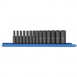 GearWrench 84909 Metric Socket Set, ¼" drive, 14-piece