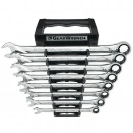 GearWrench 85198 Fractional Gear Wrench Set, 8-Piece, Extra Long