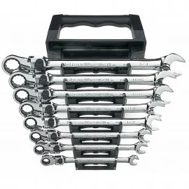 GearWrench 85798 Wrench Set, 8-Piece, Extra Long