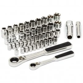 GearWrench 8946 Pass-Thru Tool Set, ¼" and 3/8" Drive, 46-piece