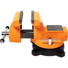 GearWrench GWBVA6 Mechanic's Bench Vise with Anvil, 6", 360° swivel base