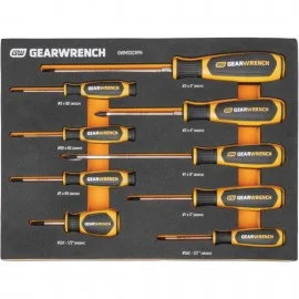 GearWrench GWMSSCRPH Phillips Screwdriver Set, 9-piece, in Foam Storage Tray