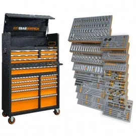 GearWrench MEGAMOD873 Mechanics Tool Set, 873 pieces, with storage and foam trays
