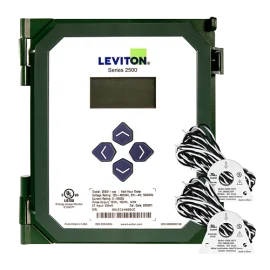 Leviton S2500 VerifEye® Series Submeter Kit with 2 x 100A solid core CTs, 120 to 480 V AC, pulse-modbus