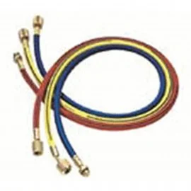 Mastercool 46336 Charging Hoses, 36", ¼" with auto shut-off valve