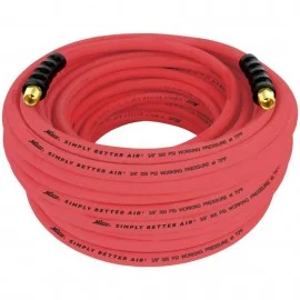 Milton ULR3810038 Rubber Air Hose, 3/8" ID, 100'