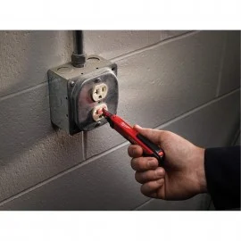Milwaukee 2202-20 Non-Contact Voltage Detector, 50 to 1000 V, with LED Work Light