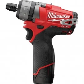Milwaukee 2402-22 M12 Hex 2-Speed Screwdriver Kit, 12 V, ¼", 325 in-lbs