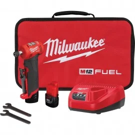 Milwaukee 2485-22 Right Angle Die Grinder Kit, 12 V, ¼"
