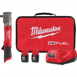 Milwaukee 2565-22 Right Angle Impact Wrench Kit, ½", pin detent