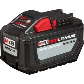 Milwaukee 48-11-1812 Battery Pack, 18 V, 12 Ah