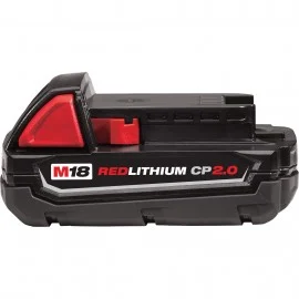 Milwaukee 48-11-1820 M18 Battery, 18 V, 2 Ah