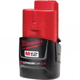 Milwaukee 48-11-2430 Compact Battery Pack, 12 V, 3 Ah