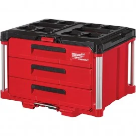 Milwaukee 48-22-8443 Packout 3-Drawer Tool Box, 14-1/3" x 16-1/3" x 22-1/5"
