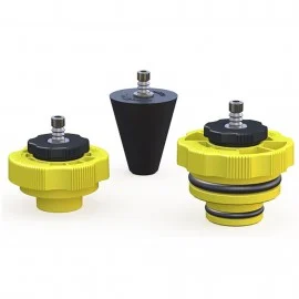 Mityvac MVA670 Power Steering Air Bleed Adapter Set for MV8000 and MV8500 Hand Vacuum Pumps, 3-piece